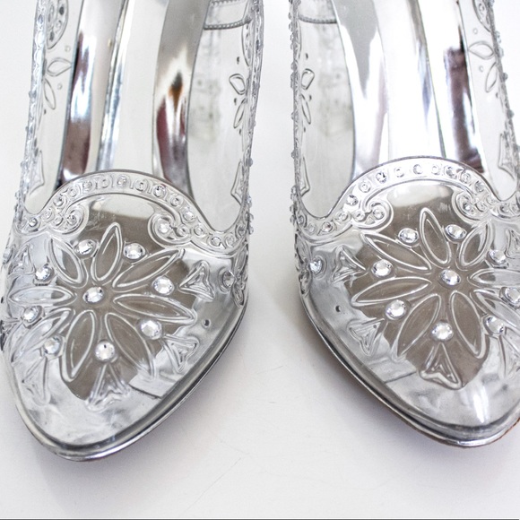 $1800 Dolce&Gabbana Cinderella Clear Plexi Shoes - Picture 10 of 16